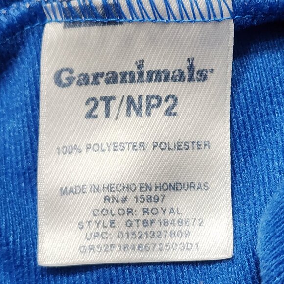 Garanimals - Boys Blue Side Stripe Sweatpants Size 2T - Picture 5 of 5